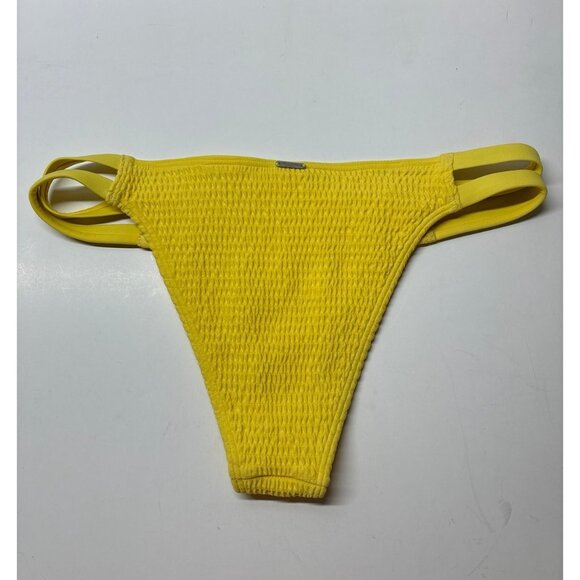 Abercrombie & Fitch Yellow Bikini Bottoms (small) - Picture 3 of 6